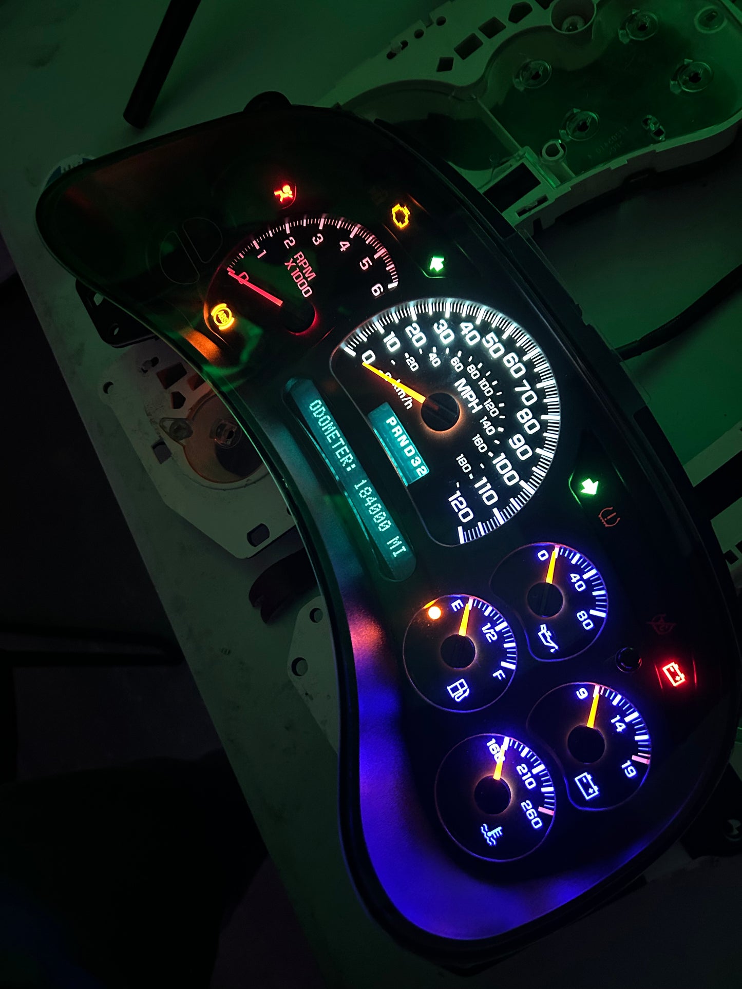 2003-2007 GMC/CHEVY (OEM) American Flag Rebuilt/Refurbished Speedometer Instrument Gauge Cluster