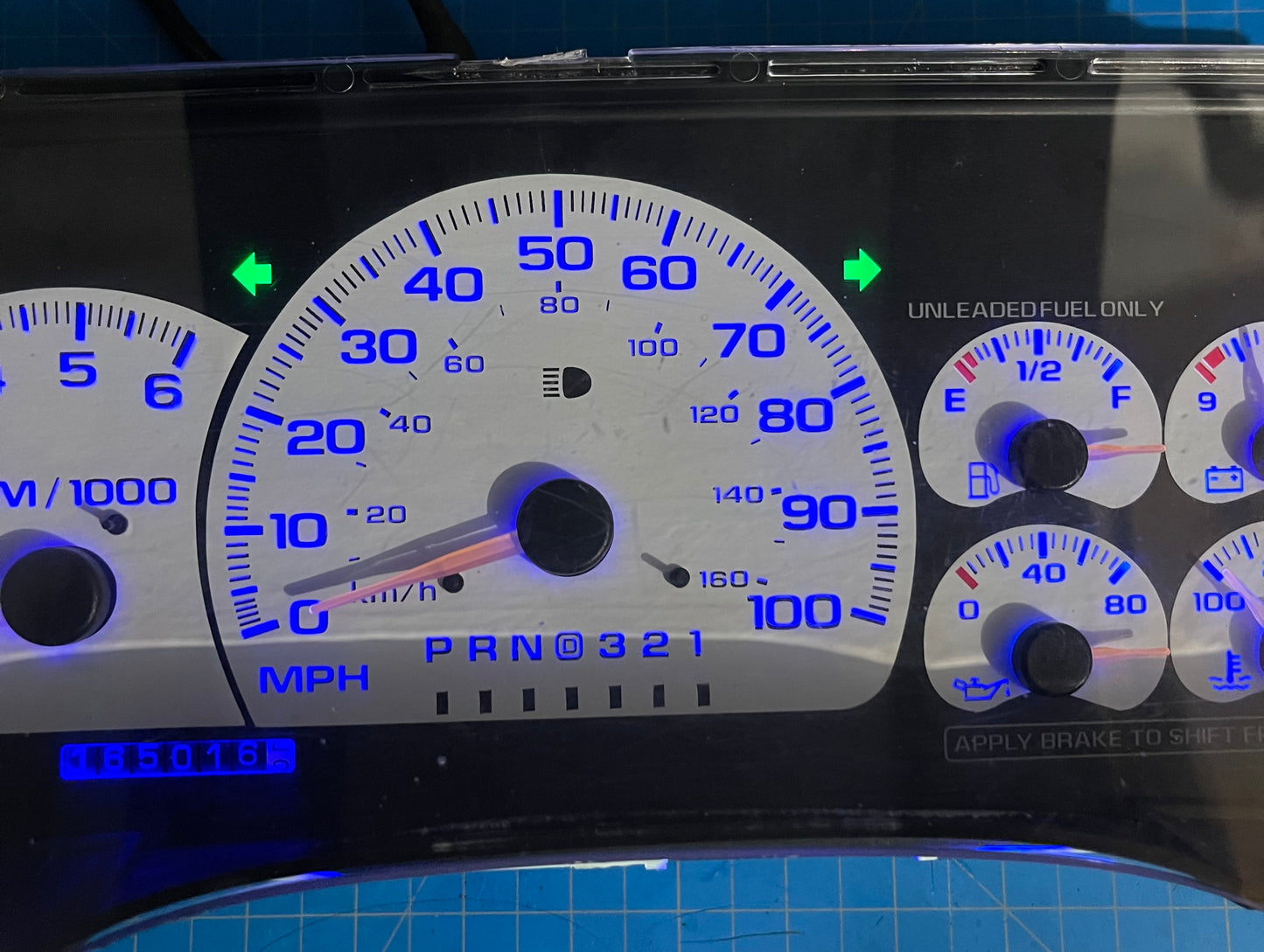 1995-1999 Gmc Chevrolet OEM Rebuilt Refurbished Instrument Gauge Cluster Cadillac Escalade, Silverado, Sierra, Tahoe, Denali Suburban, Avalanche, Yukon, under 200K miles