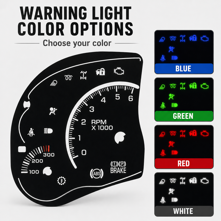 MIL warning light color options