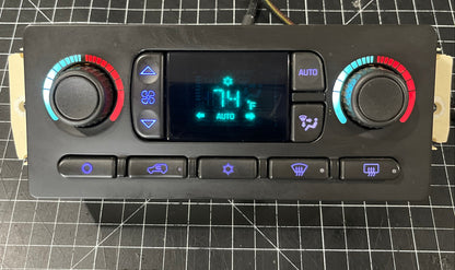2003-2007 Chevy GMC digital heater control blue