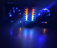 2003-2007 Chevy GMC heater control white-blue