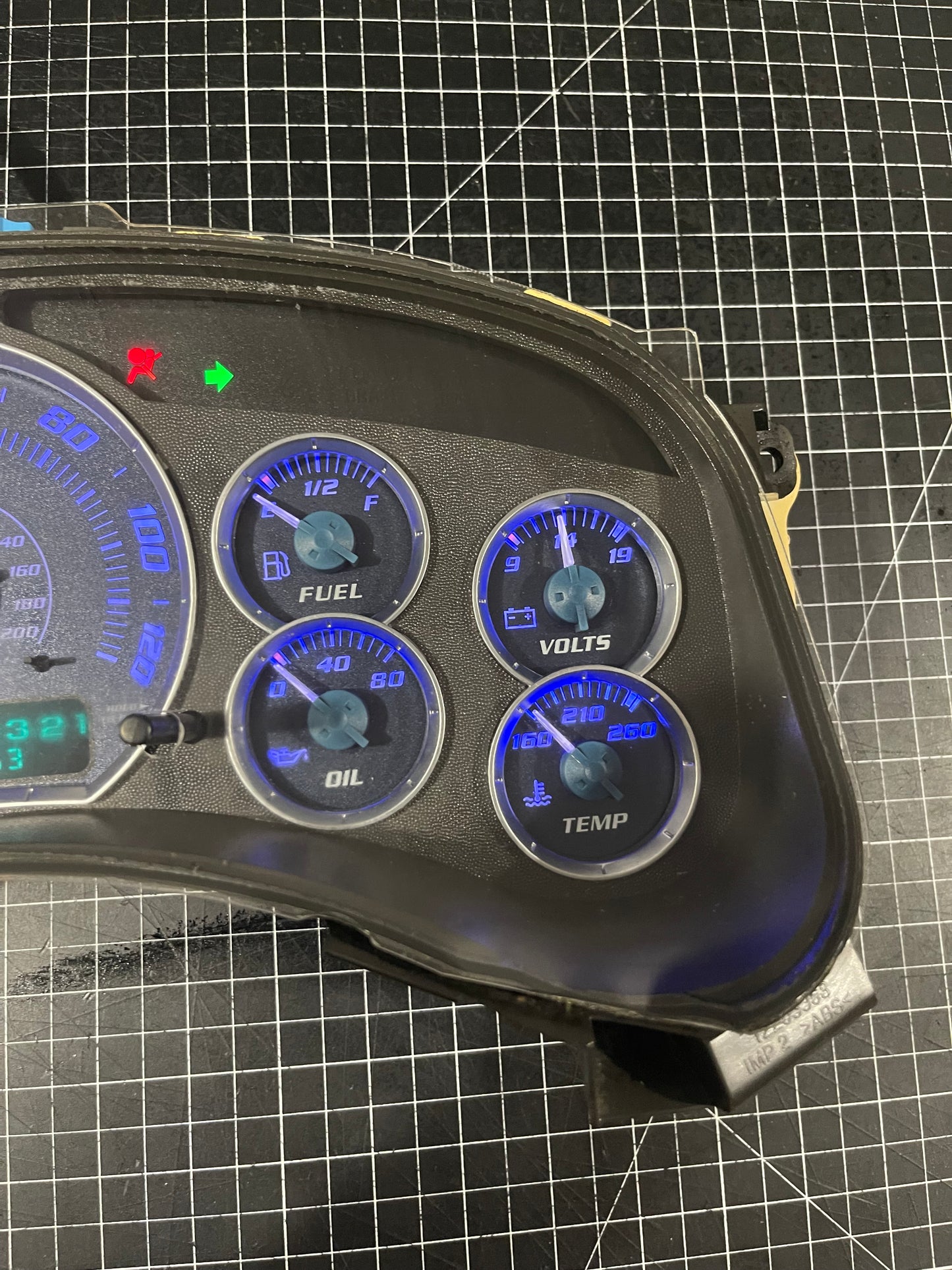 Blue LED  1999-2002 Cadillac Escalade Speedometer Instrument Gauge Cluster