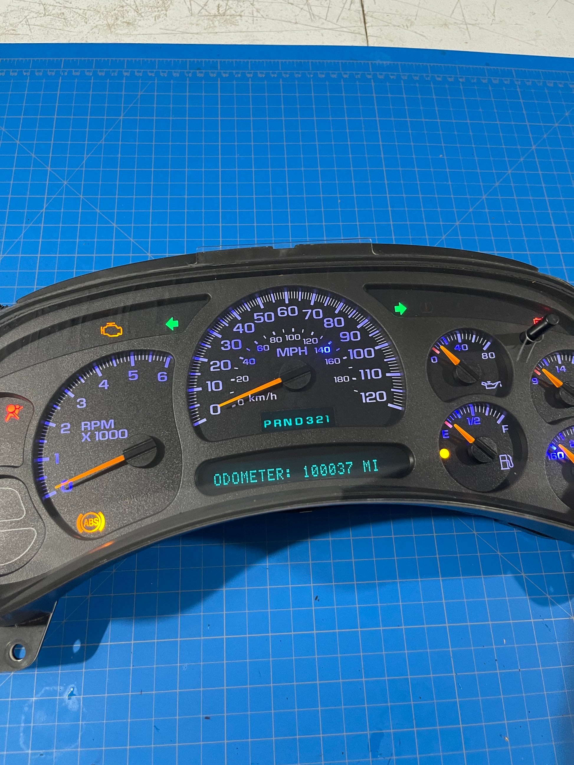 Programmable Odometer Cluster 2003 2006 SLVERADO TAHOE YUKON SUBURBAN ...