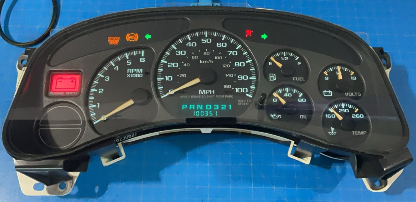 2001 SILVERADO GAUGE CLUSTER