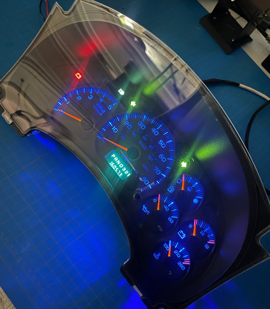 2003-2005 GM TOPKICK Chevy KODIAK Instrument Gauge Cluster  (For: 2005 C6500 Topkick) - Speedometerking.com