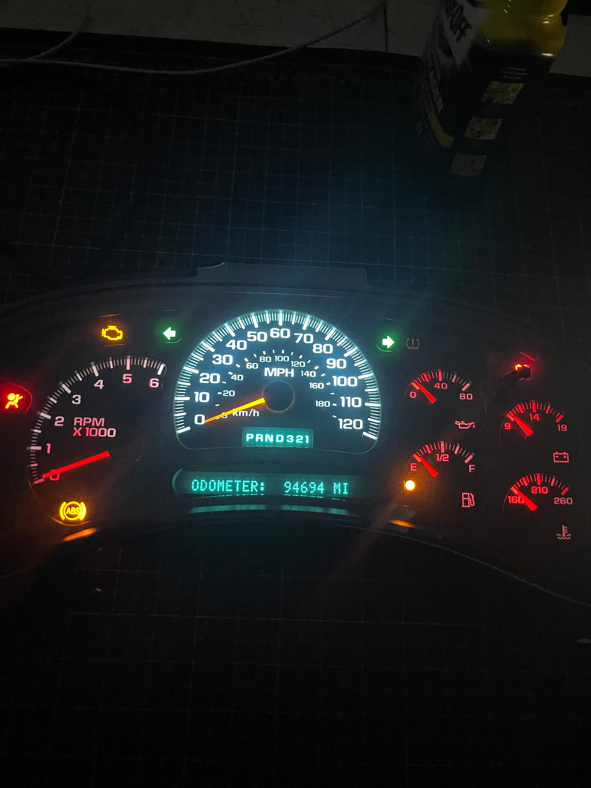 RED/WHITE LED’s 2003 2004 2005 2006 Chevy Silverado Sierra Tahoe Denali Suburban Avalanche Yukon Escalade 03 04 05 Speedometer Instrument Gauge Cluster - Speedometerking.com