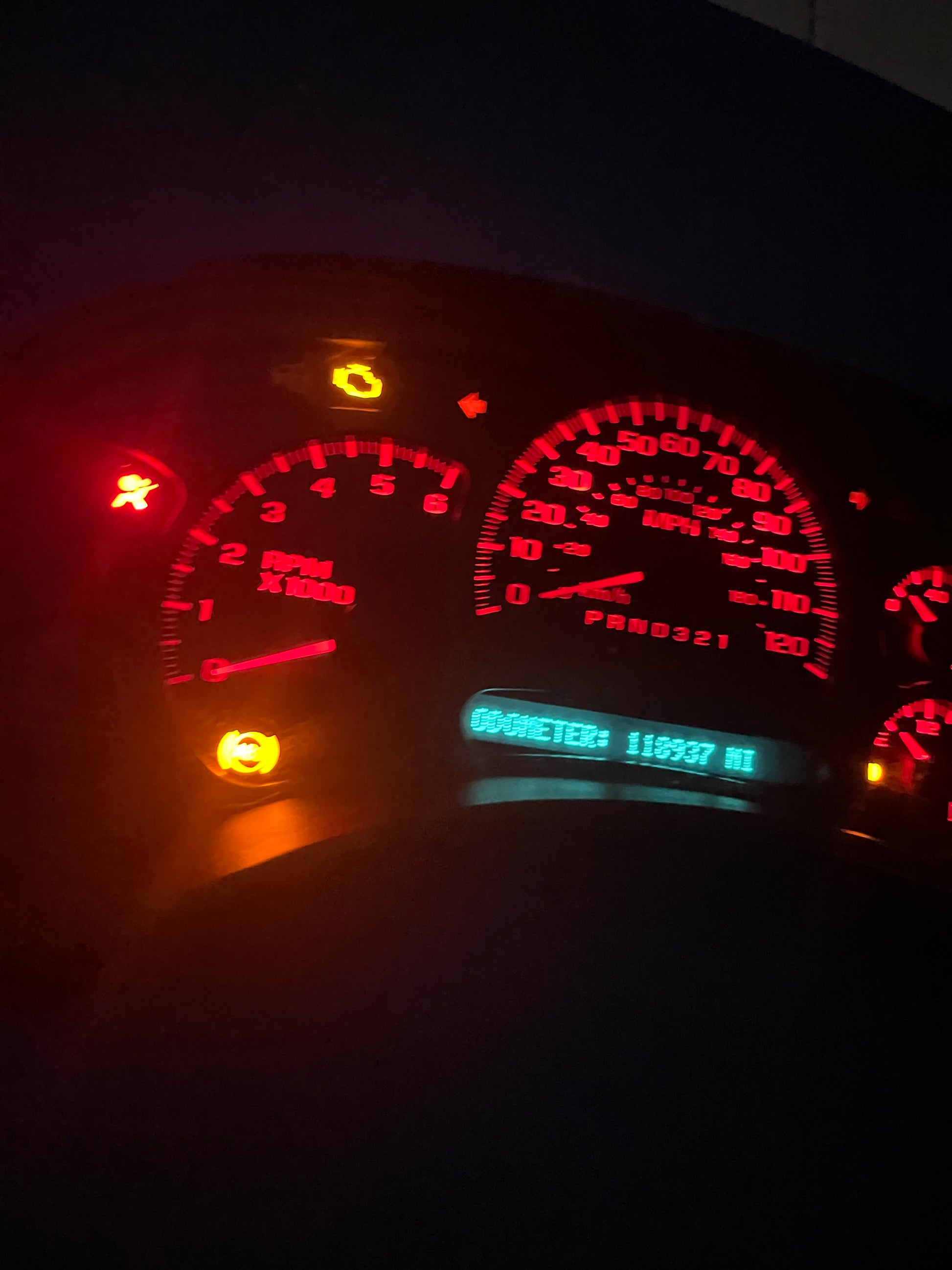 RED LED’s 2006 2007 Chevy Silverado Sierra Tahoe Denali Suburban Avalanche Yukon Escalade 06 07 Speedometer Instrument Gauge Cluster - Speedometerking.com