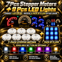 DIY - 7 GM Chevrolet. Stepper Motors & 9 led light kit