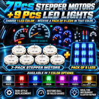 DIY - 7 GM Chevrolet. Stepper Motors & 9 led light kit