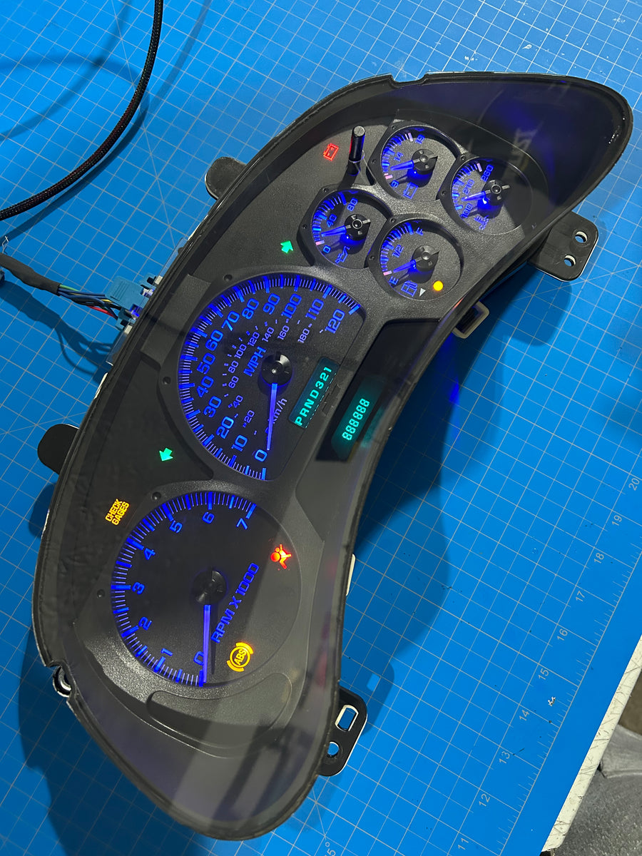 Trailblazer Envoy 2001-2009 (OEM) Rebuilt/Refurbished Speedo Instrument Gauge Cluster - Speedometerking.com