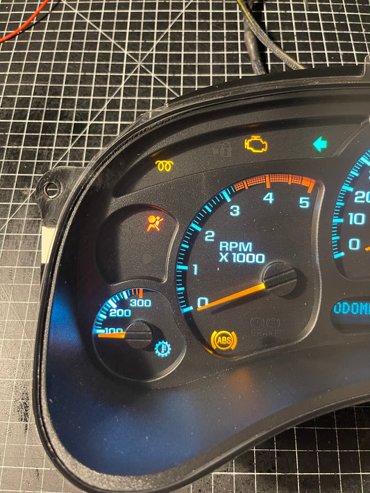 Duramax Diesel Digital 2003-2007 GMC/CHEVY (OEM) Rebuilt/Refurbished Speedometer Instrument Gauge Cluster with WHITE LED’s W/ Trans Temp