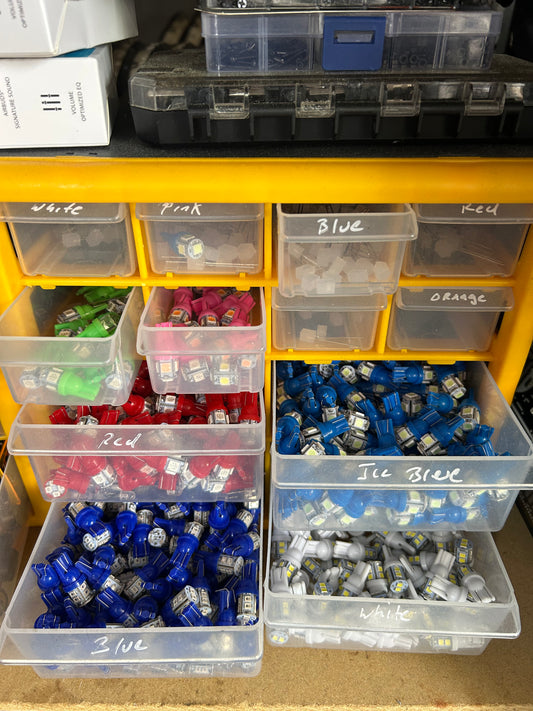 DIY LED KIT (7 T10 w OEM Sockets