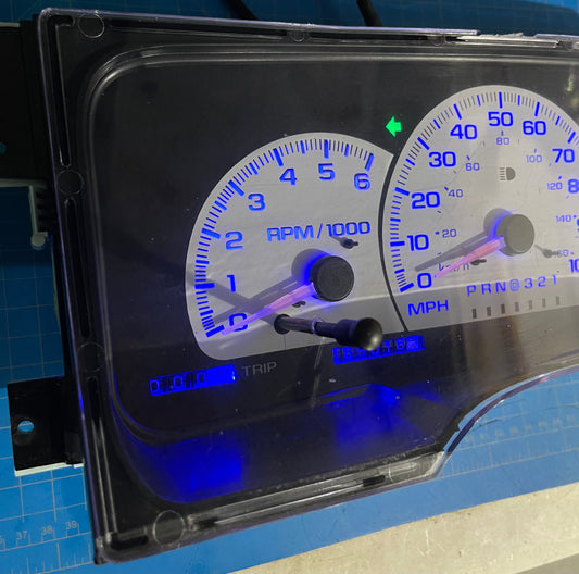1995-1999 Gmc Chevrolet OEM Rebuilt Refurbished Instrument Gauge Cluster Cadillac Escalade, Silverado, Sierra, Tahoe, Denali Suburban, Avalanche, Yukon, under 200K miles